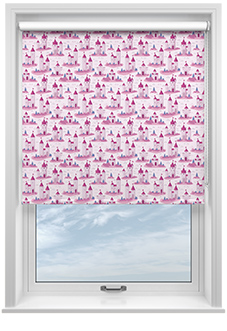 Royal Realm, Bubblegum Pink - Twist&Fit Roller Blind